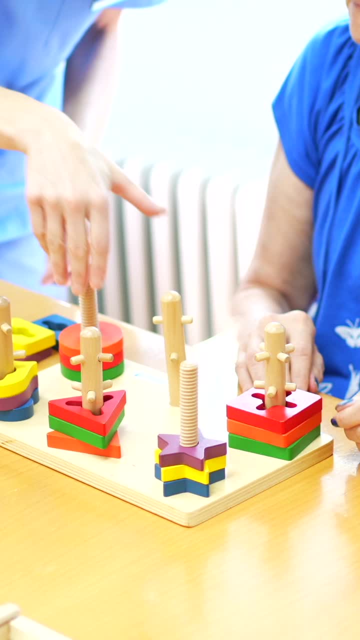 Occupational Therapy with Wooden Toys