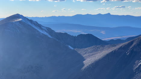 Rocky-Mountains-Colorado-Mount-Sherman-Dilemma-Rocky-Mountains-14er-Landschaft-Kite-Lake-Mount-Lincoln-Loop-Fourteener-Wanderweg-Spitze-Von-Bross-Cameron-Demokrat-Greys-Torreys-Peak-Nachmittag-Schwenk-Rechts