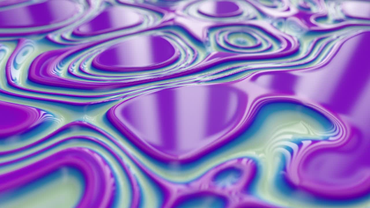 Abstract wavy dynamic surface