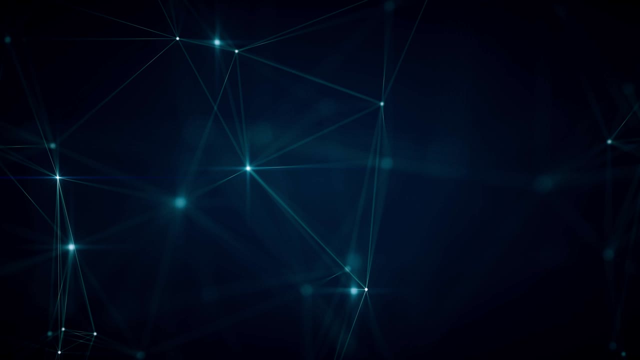 3D render abstract plexus shapes