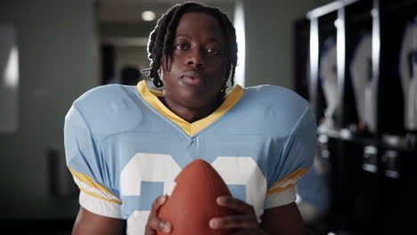 football player portrait