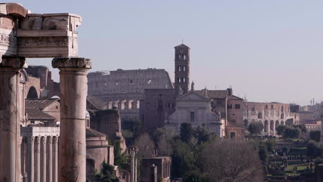 the roman forum, city of rome italy