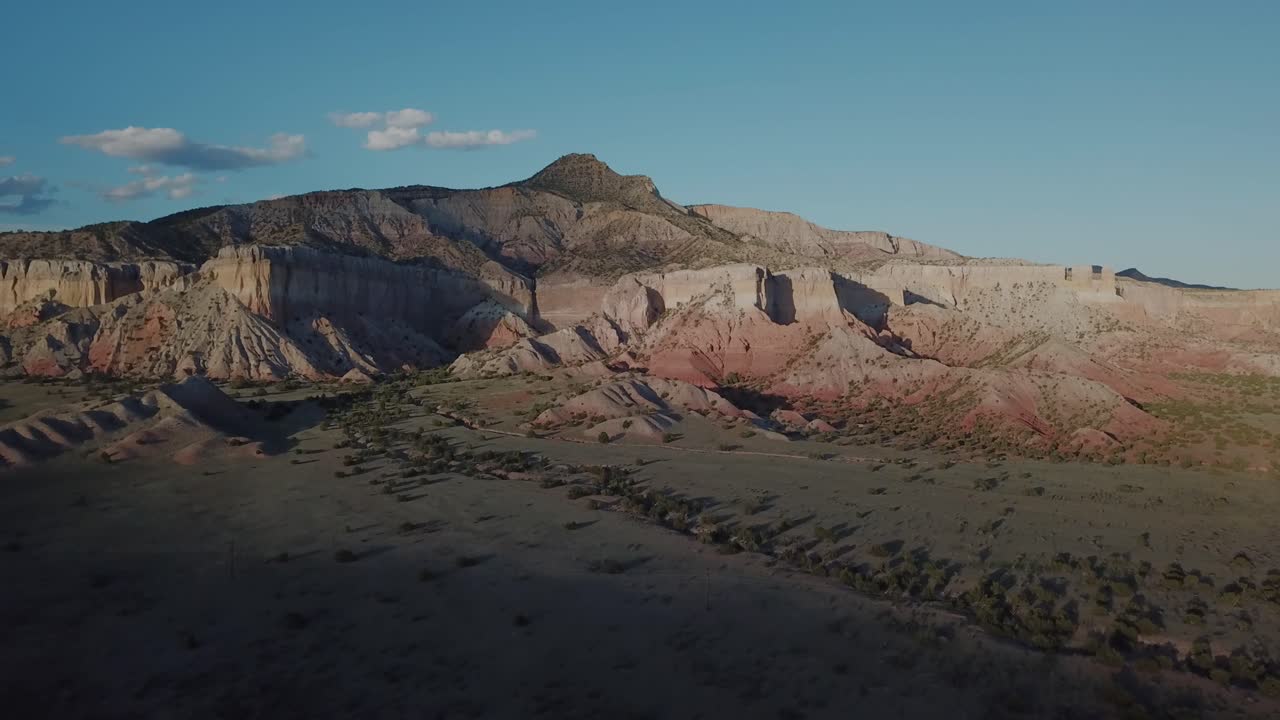 Ghost Ranch, Abiquiu, Northern, New Mexico, Piedra Lumbre, Mountain, Aerial
