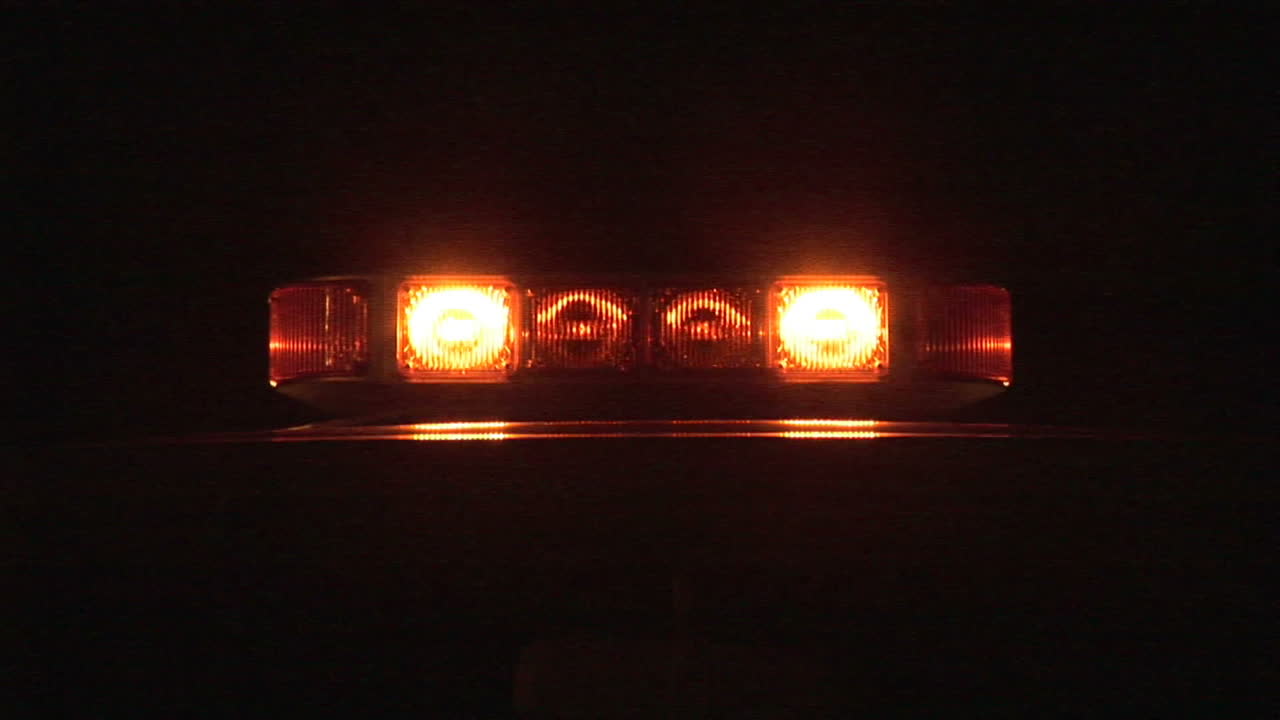 luces de advertencia de imágenes de stock