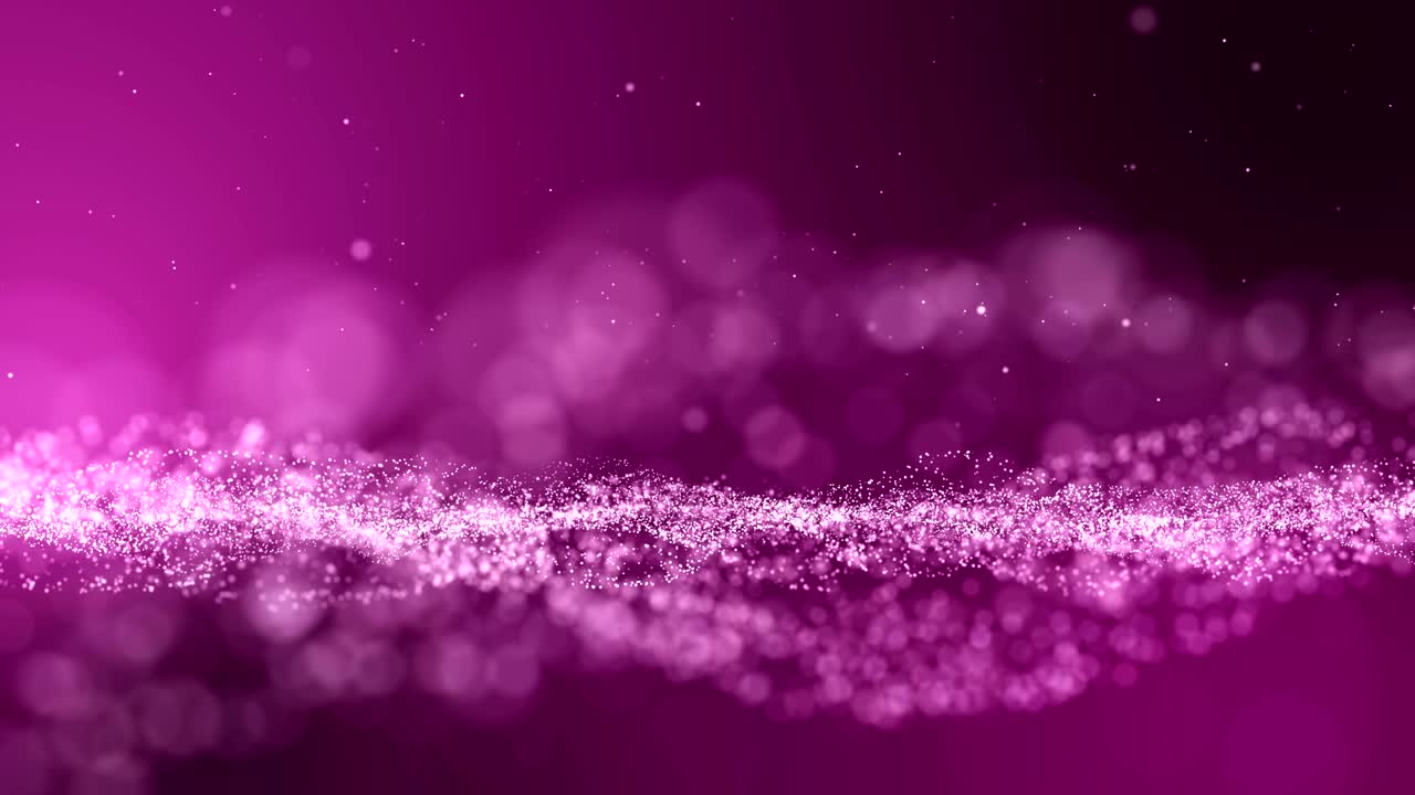 애니메이션, 모션 추상적인 배경, 원, 색, 분홍색, 움직이고 박이는 입자, 보케의 배경.