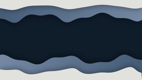 dark blue paper waves abstract motion design. elegant wavy background. seamless loop. video animation ultra hd 4k 3840x2160