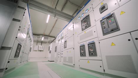 electric voltage control room of a plant