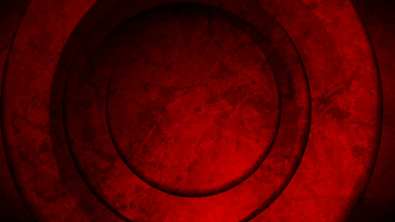 donkere rode cirkels abstracte tech grunge beweging achtergrond