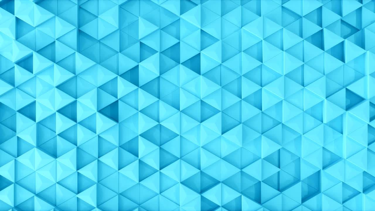 4k loop video,white triangle tiles seamless pattern, 3d rendering background.