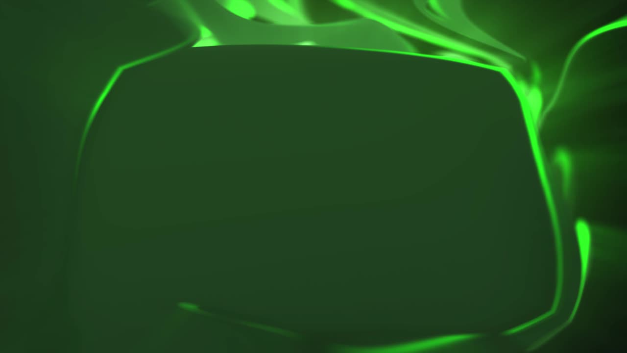 bucle de líquido abstracto verde