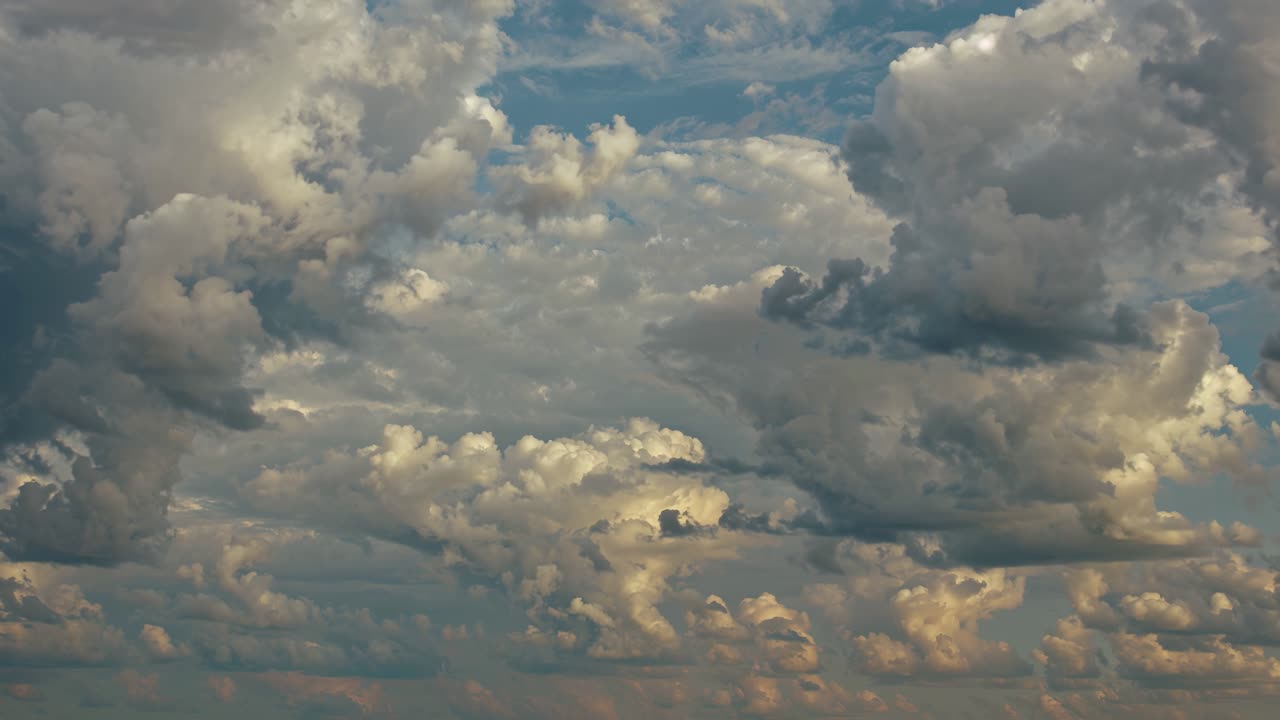 Dramatic wide-angle shot of a cloudy sky, capturing dynamic textures and light