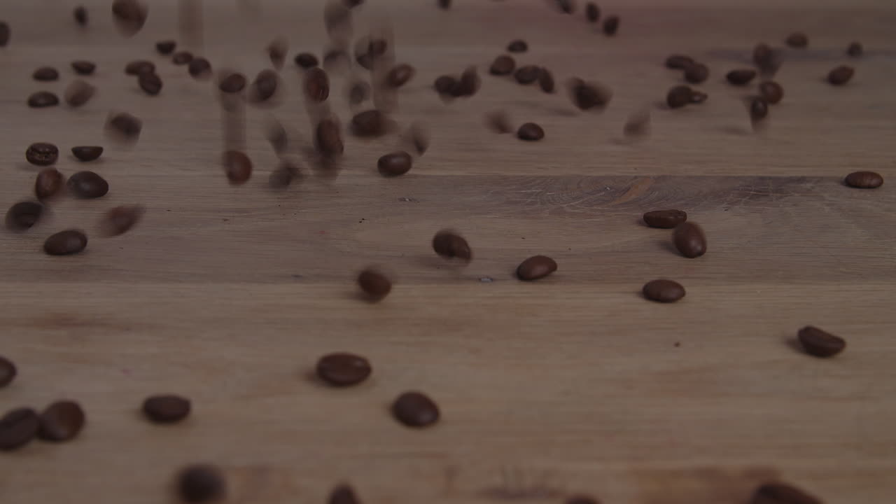 Chicchi di caffè in fabbrica