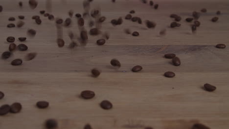 granos de café en la fábrica