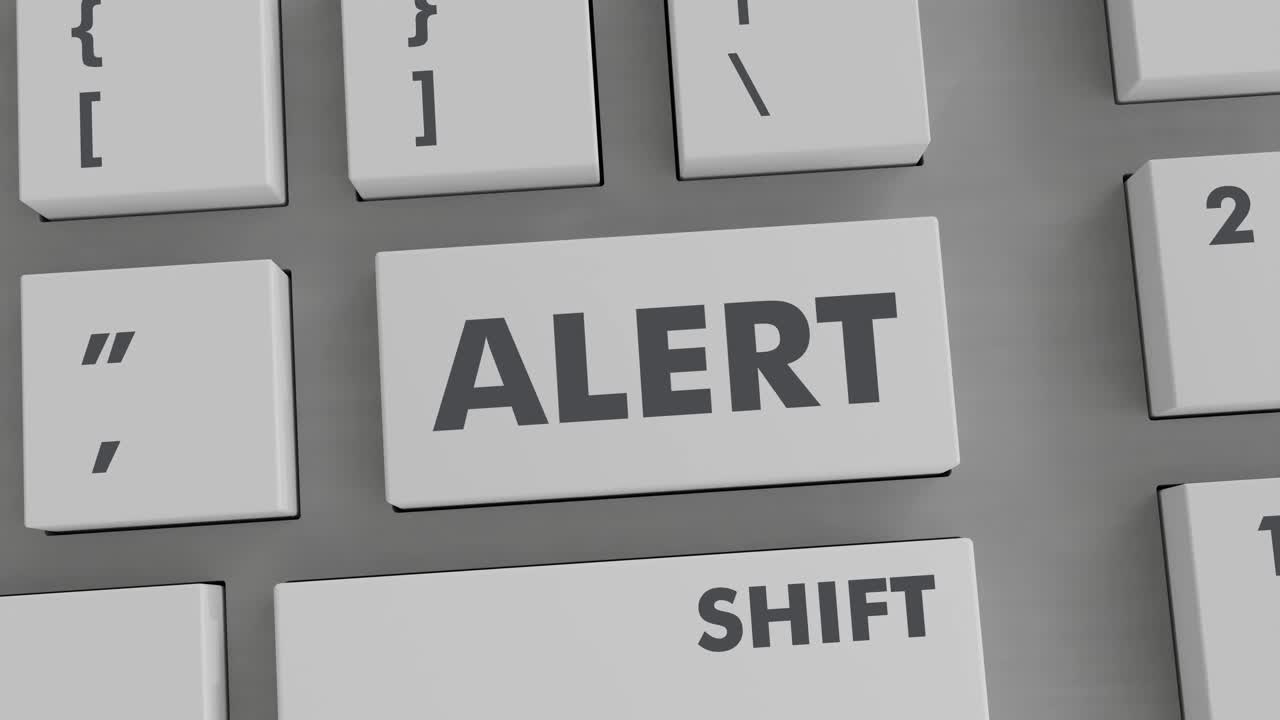 ALERT BUTTON PRESSING ON KEYBOARD