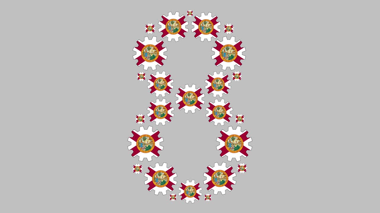 el número ocho de florida.