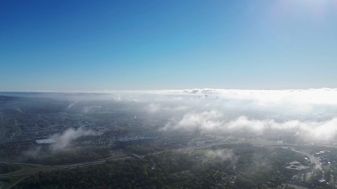 hiperlapso en la nube, mañana de verano