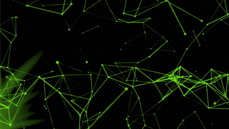 diseño abstracto de la red verde