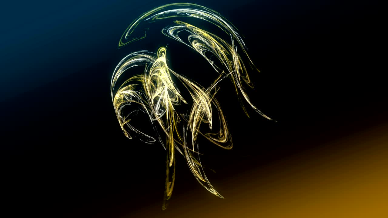 ciclo de salvapantallas con una apófisis de llama fractal