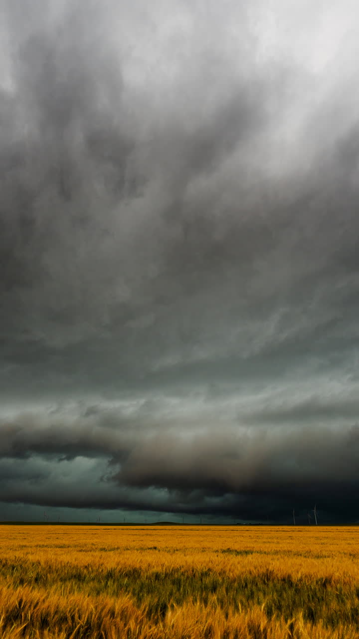 Stormskyer, der flytter sig hen over himlen og skaber kontinuerlig, filmisk bevægelse