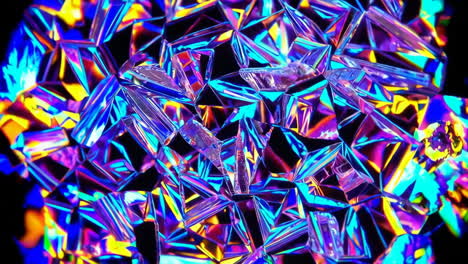 abstract geometric crystal reflection