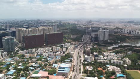 Imágenes-Aéreas-De-Una-Ciudad-Desarrollada-En-La-India.