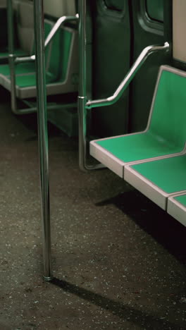 empty subway car