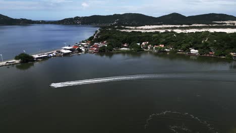 Ciudad-De-Lagoa-De-Conceicao-En-Santa-Catarina-Brasil,-Florianópolis