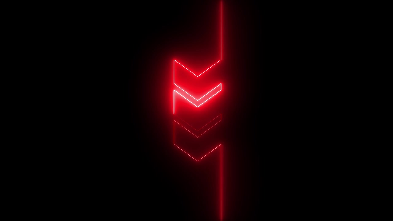 Design astratto neon rosso