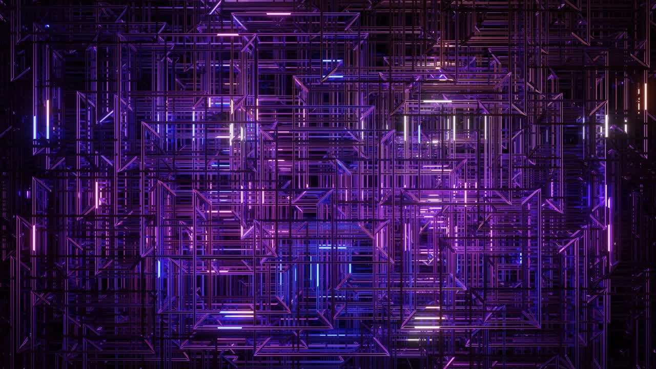 bucle de reflexión abstracto en 4k y 60fps