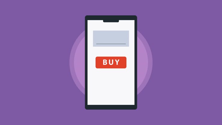 smartphone ecommerce market animation