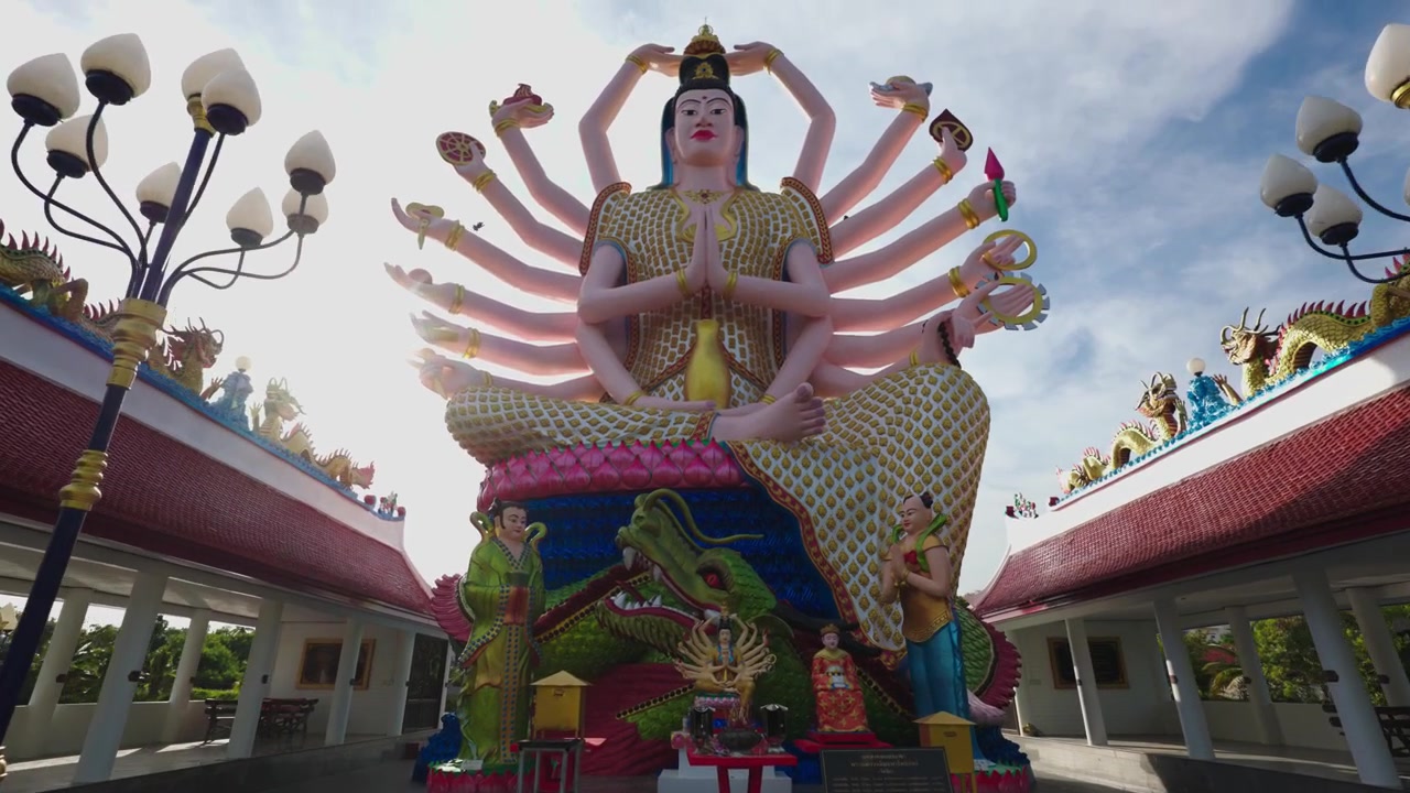 Moving straight forward to Guan Yin, Plai Laem Temple, Koh Samui