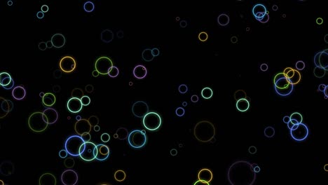 particle pop abstract effect background