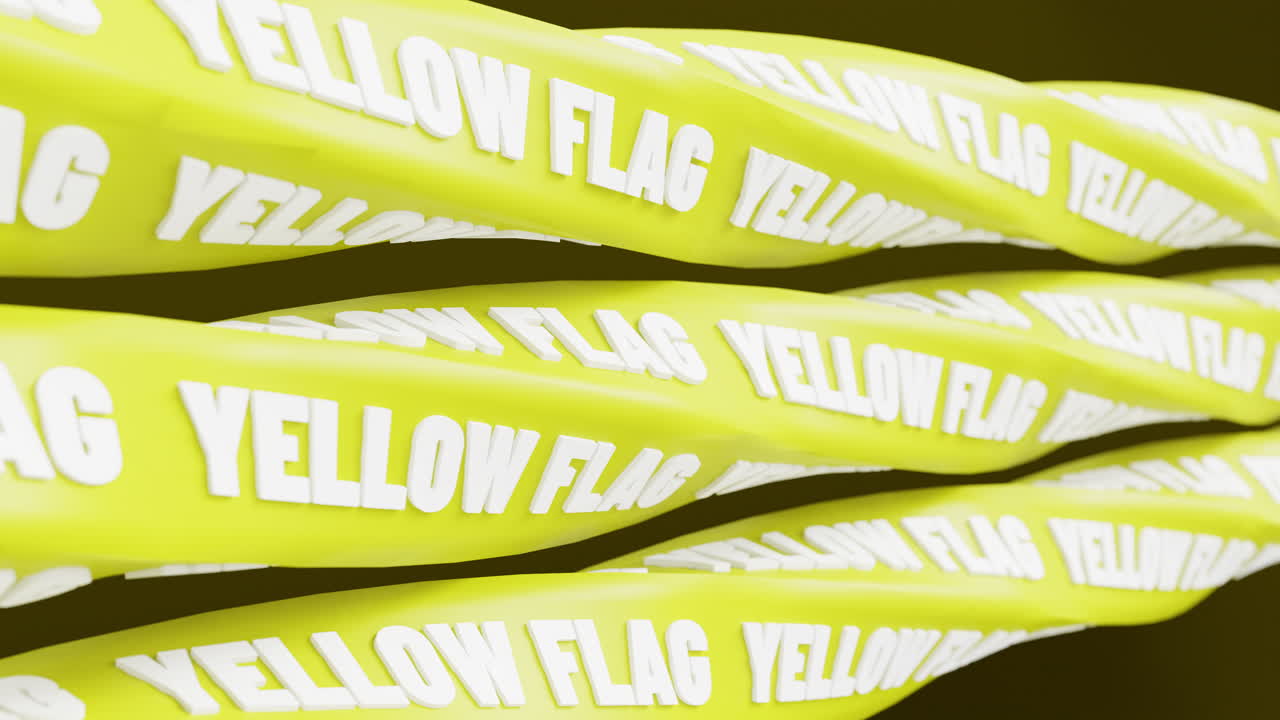 추상적인 노란 발