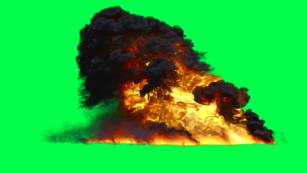 efecto visual de la explosión