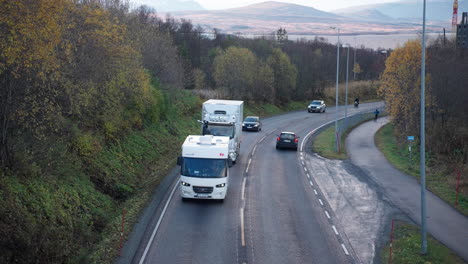 tráfico en la carretera