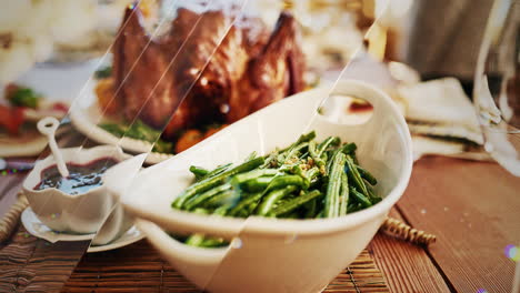 green beans, a traditional thanksgiving side dish