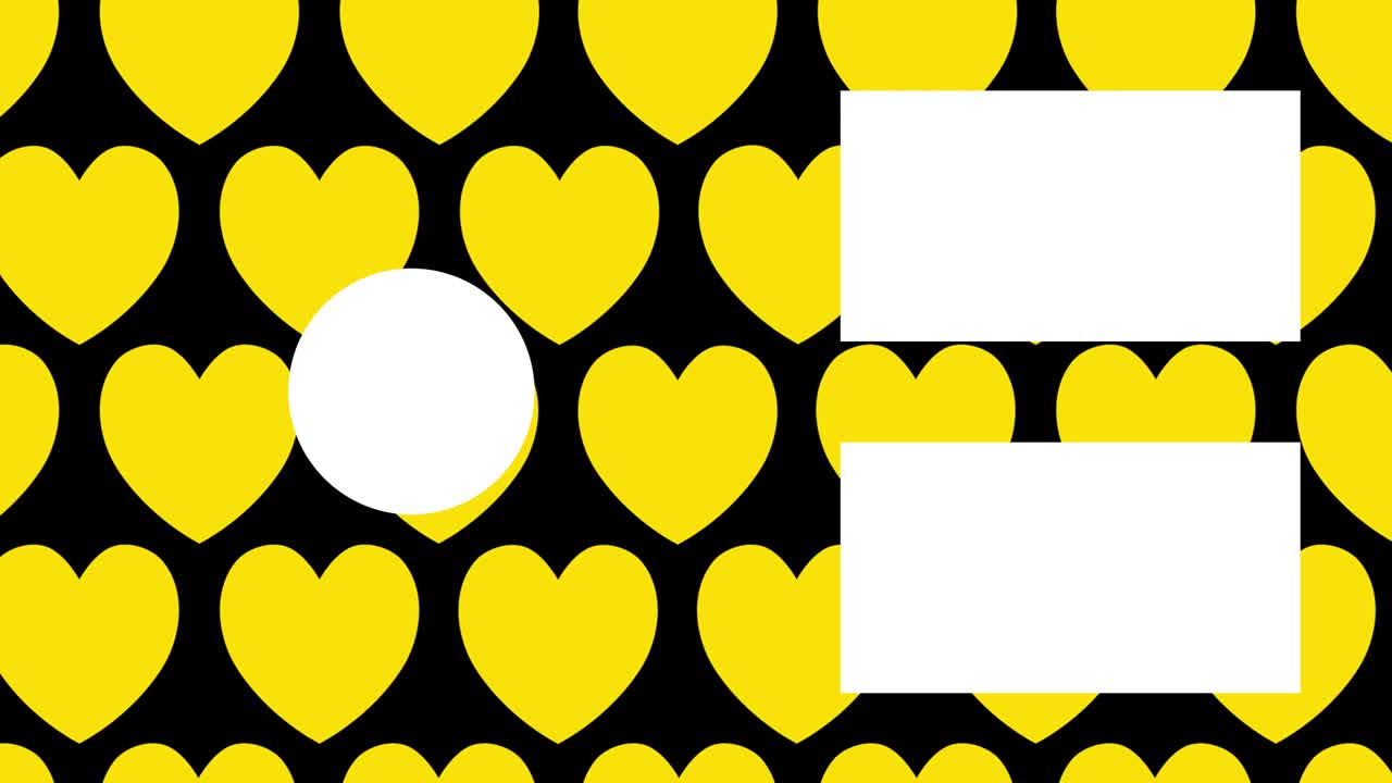 간단한 심장 움직임 엔드 카드 엔딩 스크린 모션 그래픽