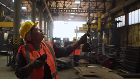 woman working in a factory