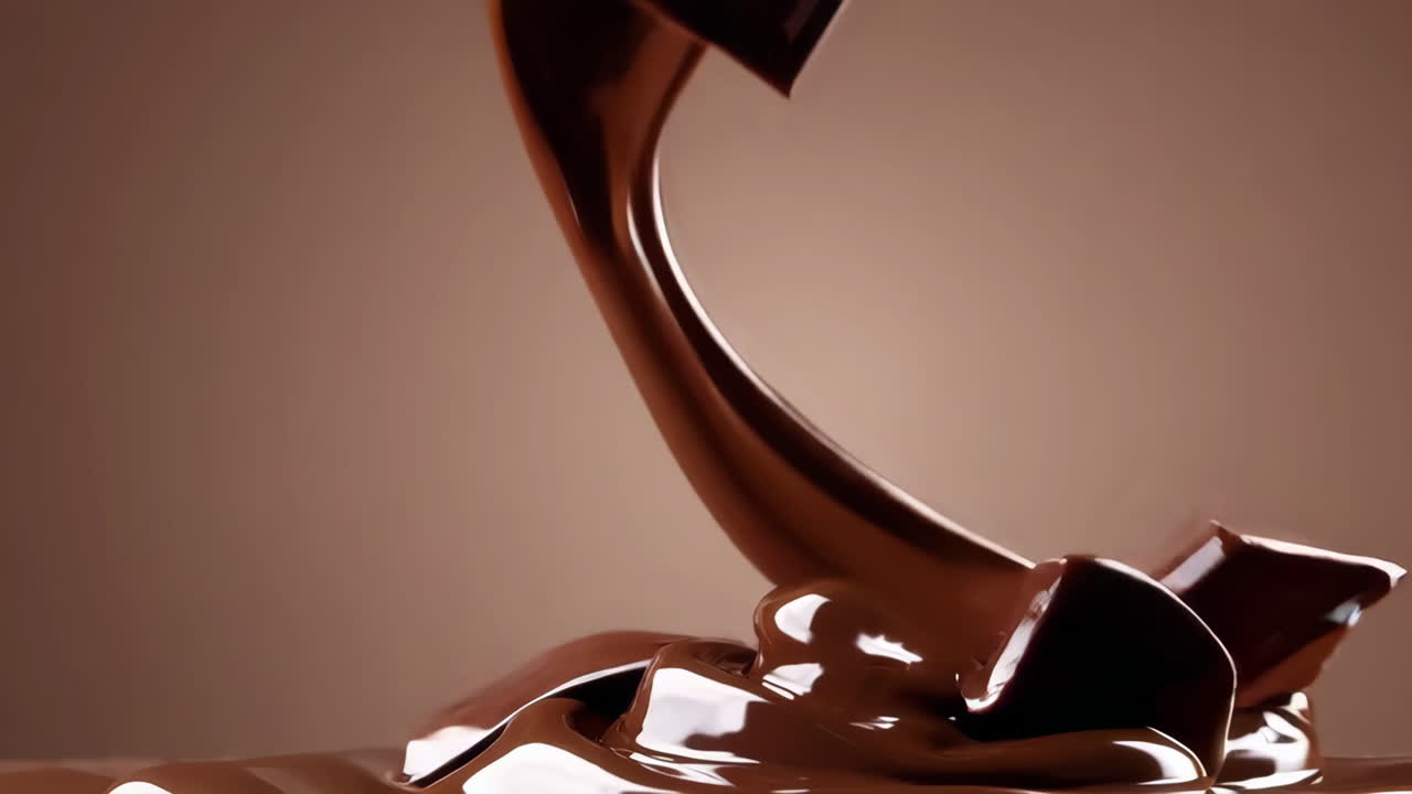 Melted Chocolate Splash