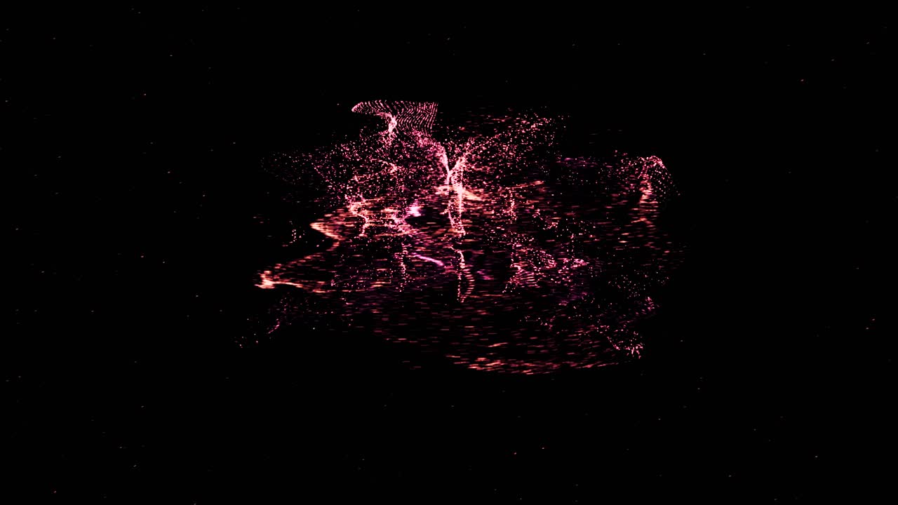 Abstract Particle Art