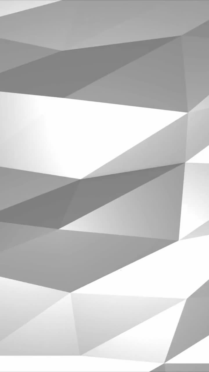 Dynamic White and Gray Polygonal Abstract Background
