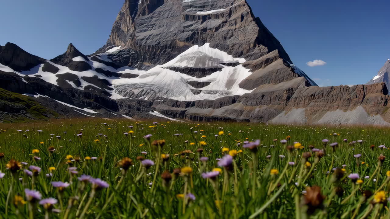 Majestic Matterhorn and Alpine Meadow