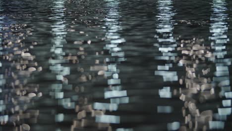 a closeup of a shimmering water surface