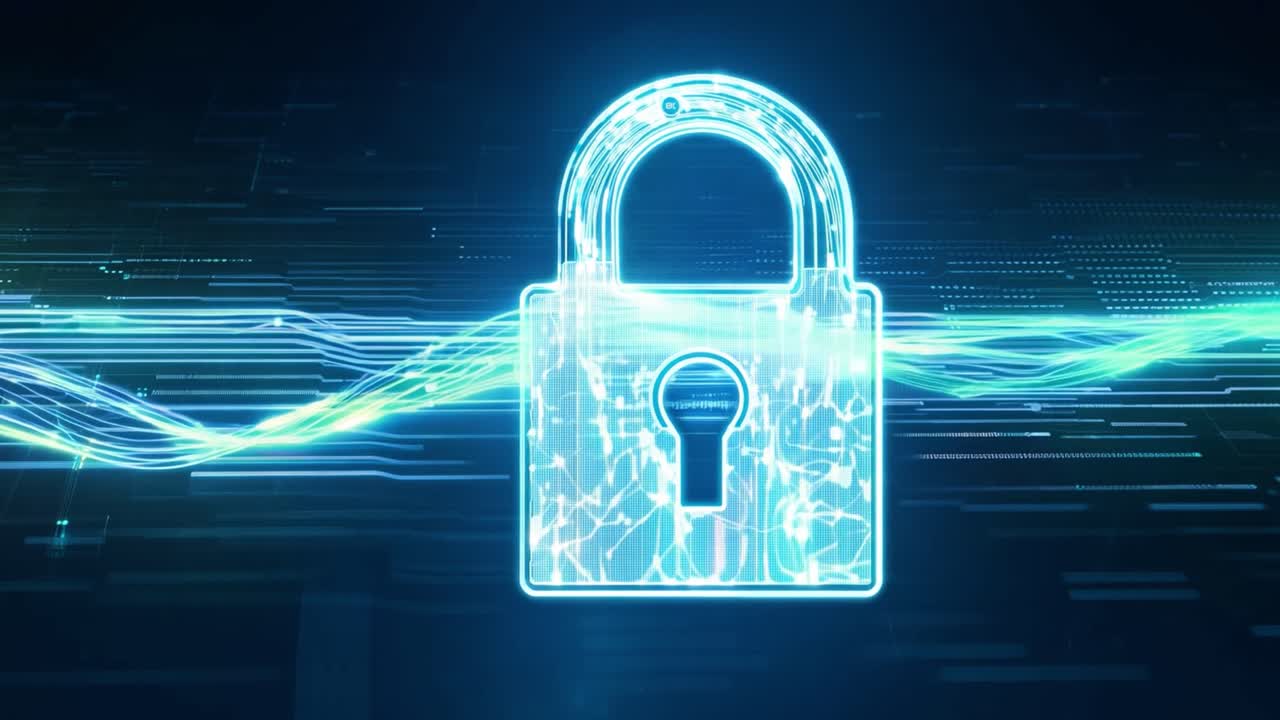 Digital Security Padlock