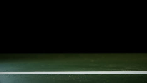 Tennis-ball-bouncing-on-white-line-4k