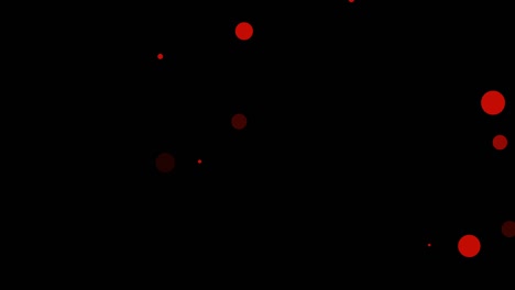 black background with moving circles