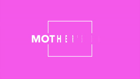 Mothers-Day-in-white-frame-on-fashion-pink-gradient