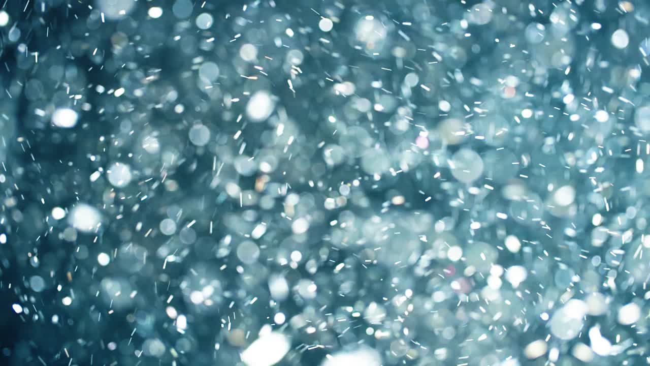 боке из плавающих абстрактных частиц на темном фоне