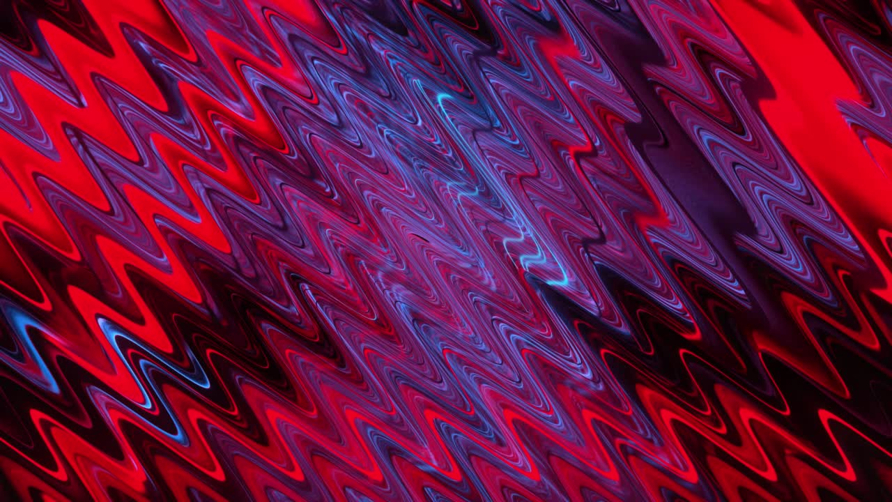 Futuristická digitální animace plynulé vlny protékající barevným pozadím, umělecký koncept. Abstraktní grafické pozadí, animace nekonečné smyčky, abstraktní pozadí s opakujícím se pohybem.