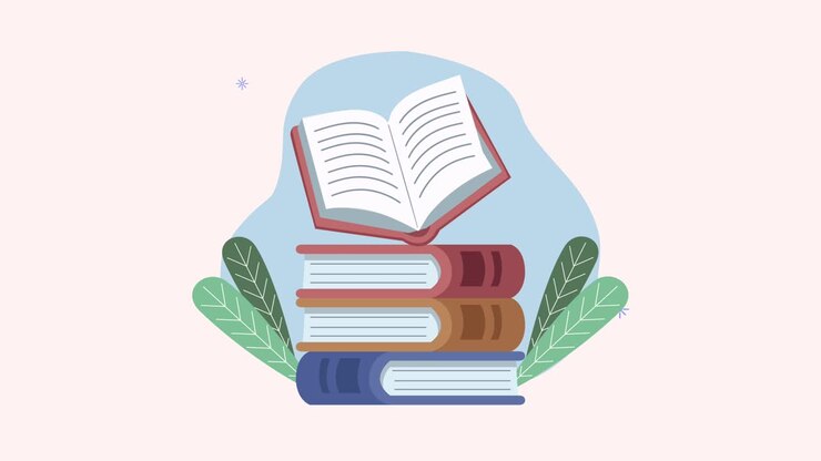pile di libri di testo educazione animazione